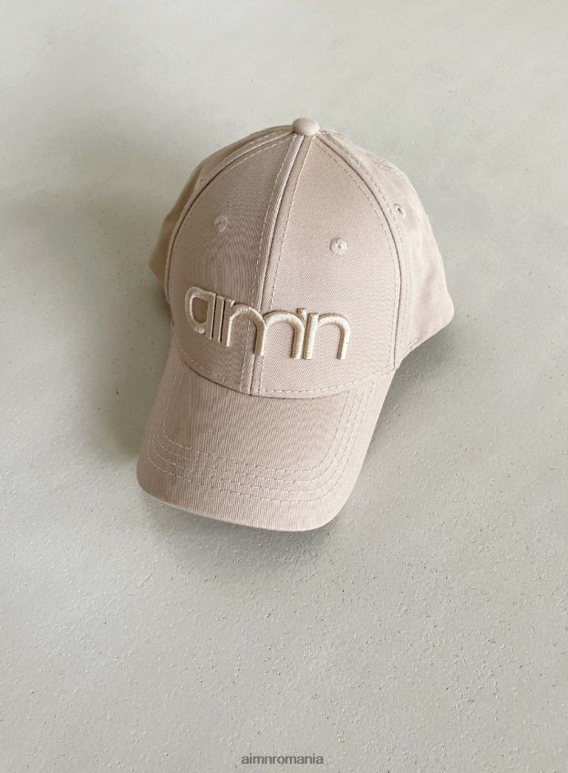 accesorii AIM'N șapcă cu logo mini bej copii F22RH4882