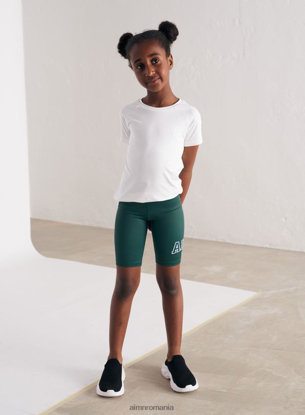 îmbrăcăminte AIM'N pantaloni scurți mini biker verde pin copii F22RH4883