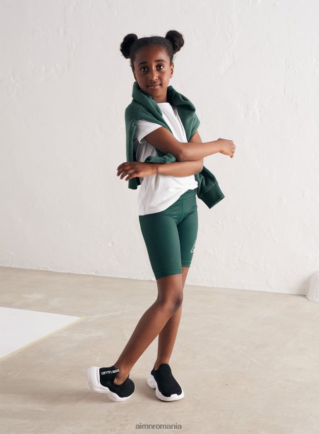 îmbrăcăminte AIM'N pantaloni scurți mini biker verde pin copii F22RH4883