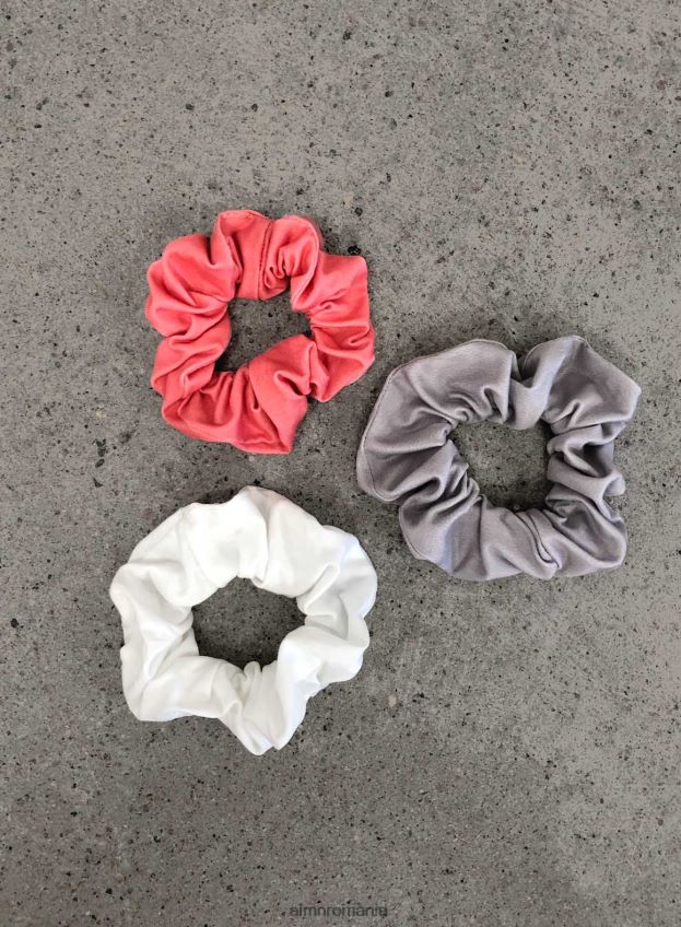 accesorii AIM'N Pachet de 3 scrunchie alb/negru femei F22RH4819