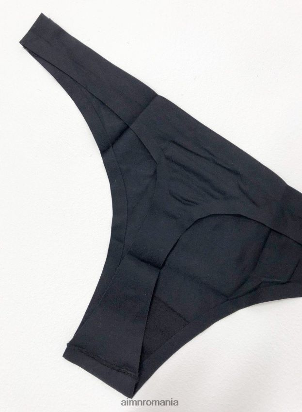 accesorii AIM'N tanga neagră invizibilă pachet de 3 femei F22RH4776
