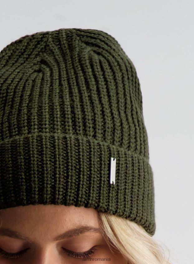 accesorii AIM'N beanie kaki femei F22RH4826