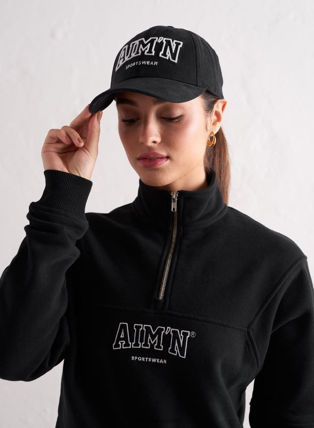 accesorii AIM'N șapcă de colegiu contur negru femei F22RH4797