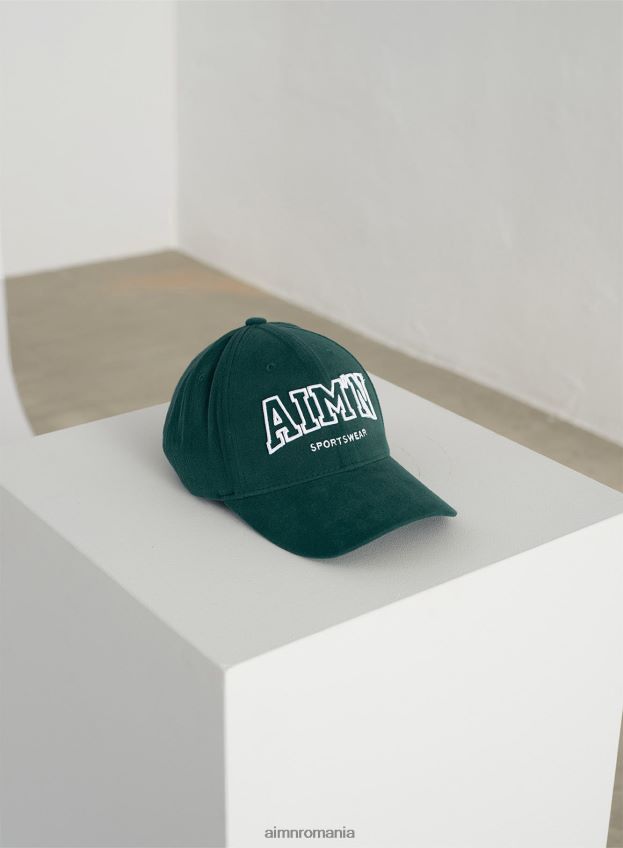 accesorii AIM'N șapcă de facultate verde pin femei F22RH4785