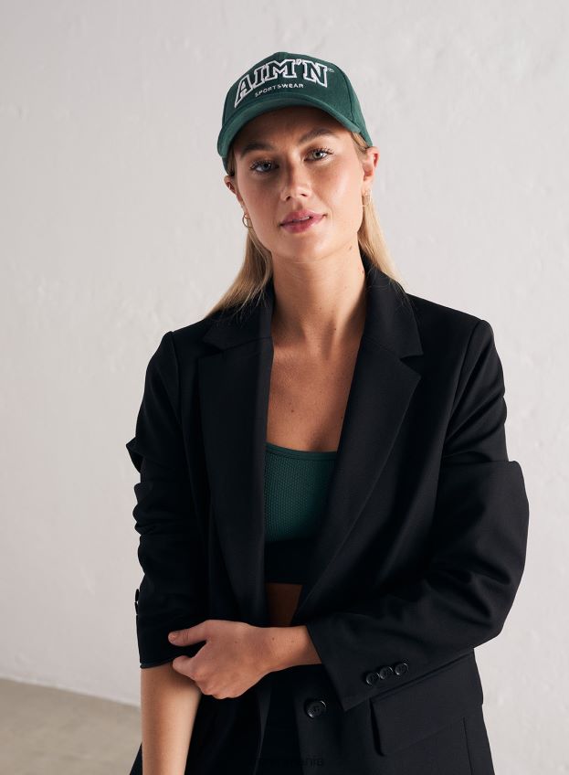 accesorii AIM'N șapcă de facultate verde pin femei F22RH4785