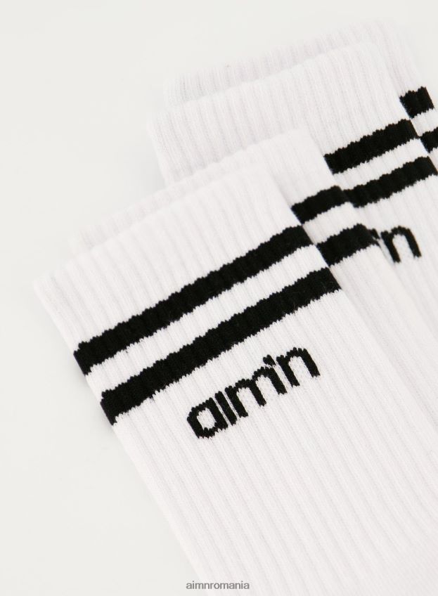 accesorii AIM'N șosete înalte obiectiv, pachet de 2 femei F22RH4808