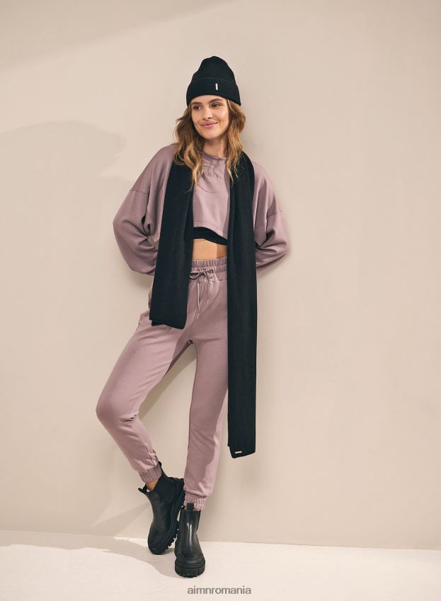 accesorii AIM'N eșarfă neagră din tricot moale femei F22RH4841