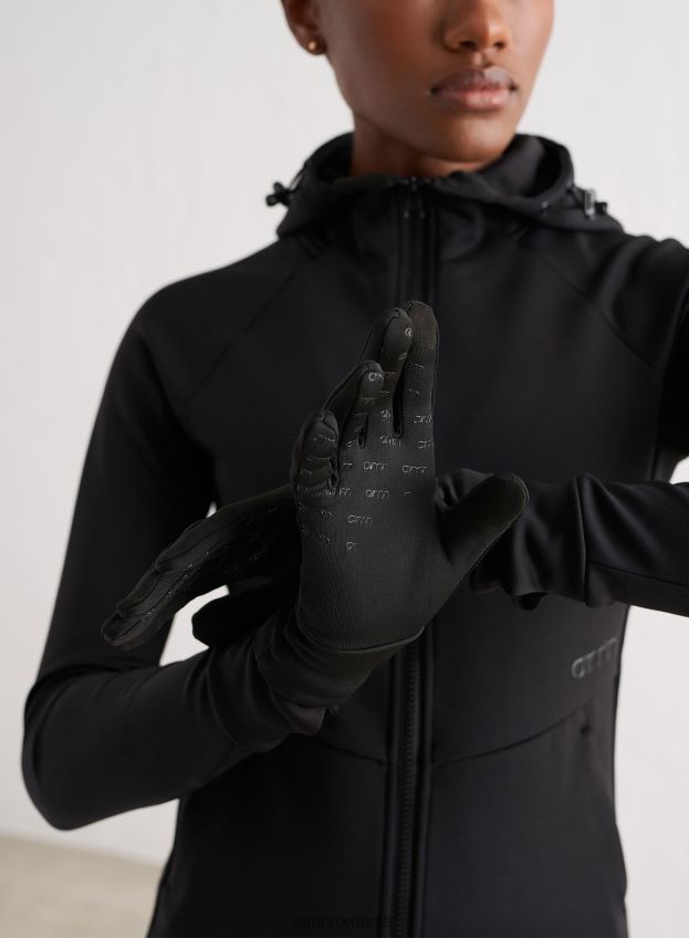 accesorii AIM'N mănuși de alergare de iarnă black pace femei F22RH4787