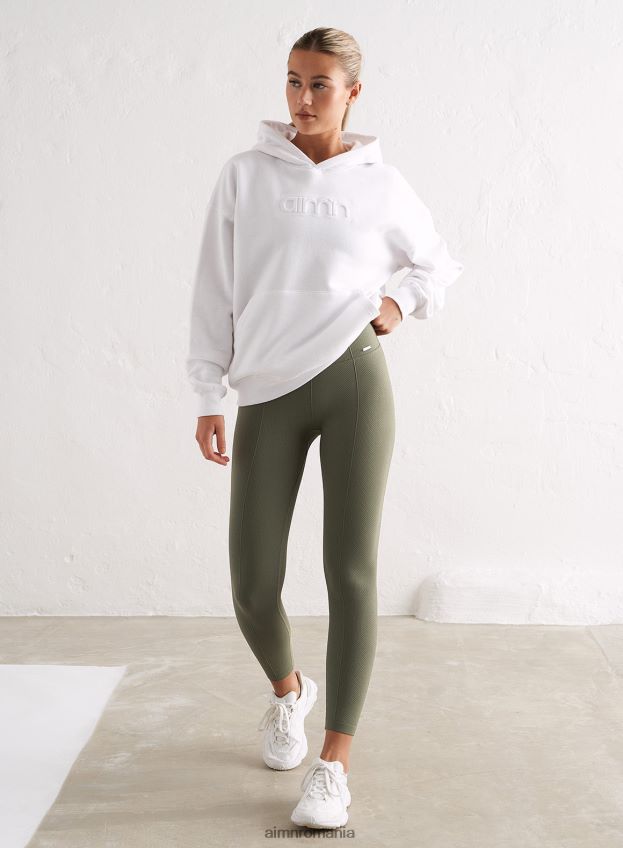 îmbrăcăminte AIM'N colanți fără cusături olive luxe femei F22RH417