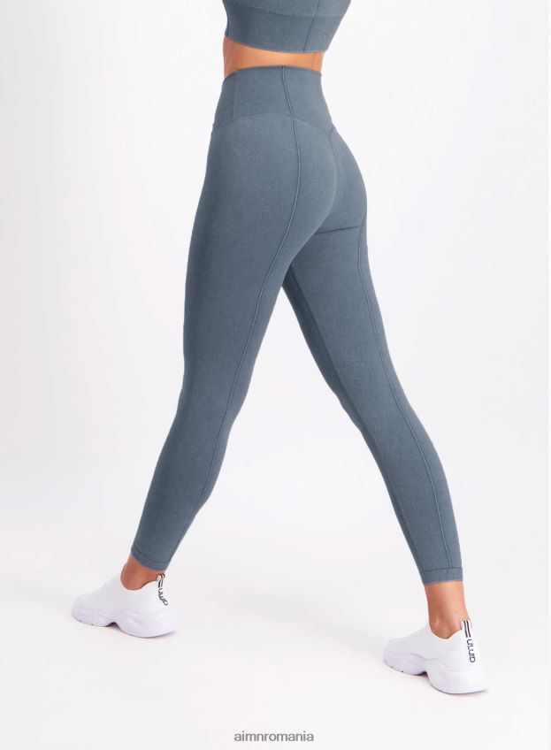 îmbrăcăminte AIM'N colanti din denim spalat fara cusaturi femei F22RH427