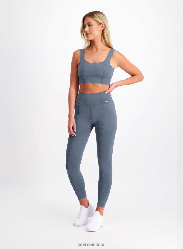 îmbrăcăminte AIM'N colanti din denim spalat fara cusaturi femei F22RH427