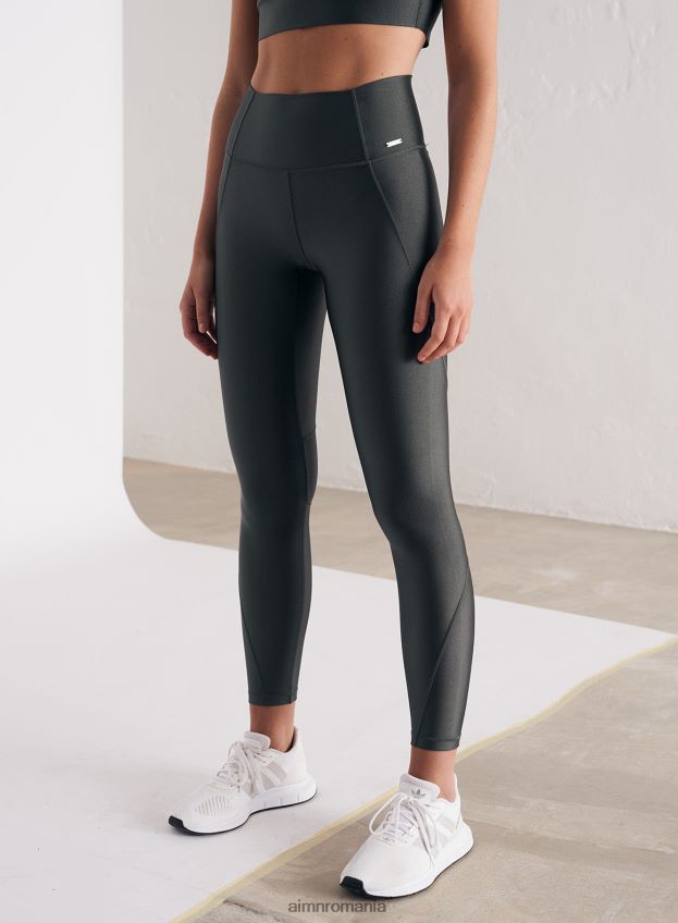 îmbrăcăminte AIM'N colanti shadow gray pace shimmer femei F22RH496