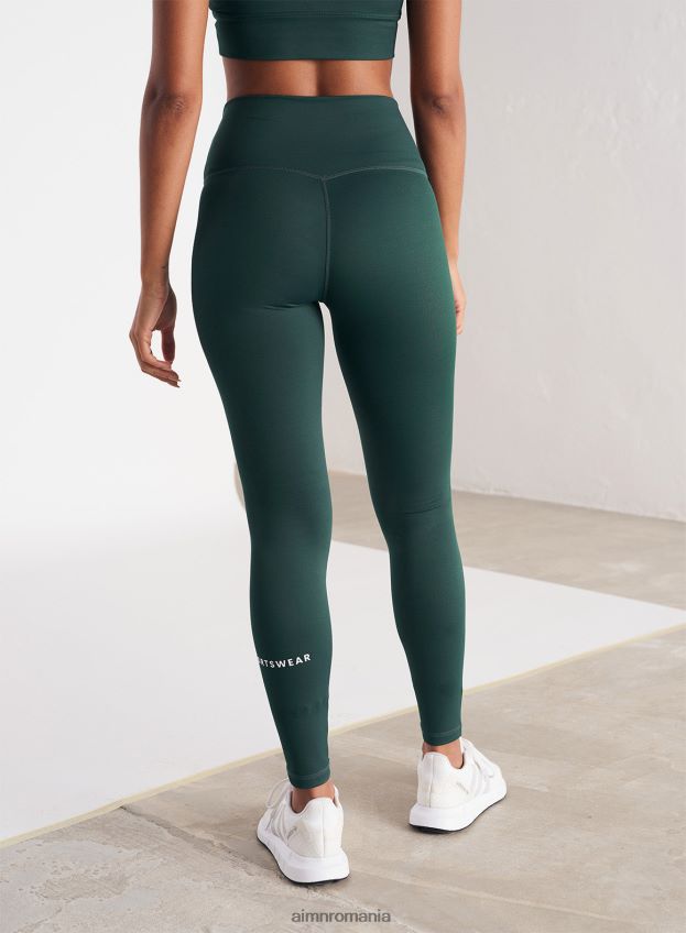 îmbrăcăminte AIM'N dresuri sport verde pin femei F22RH4100