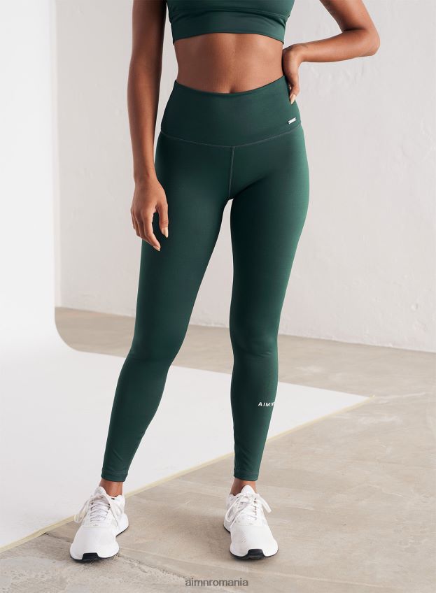 îmbrăcăminte AIM'N dresuri sport verde pin femei F22RH4100