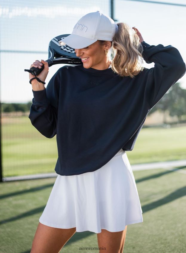 îmbrăcăminte AIM'N fusta de tenis albă de lux femei F22RH4586