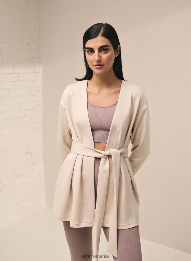 îmbrăcăminte AIM'N cardigan comfy wrap greige femei F22RH4440