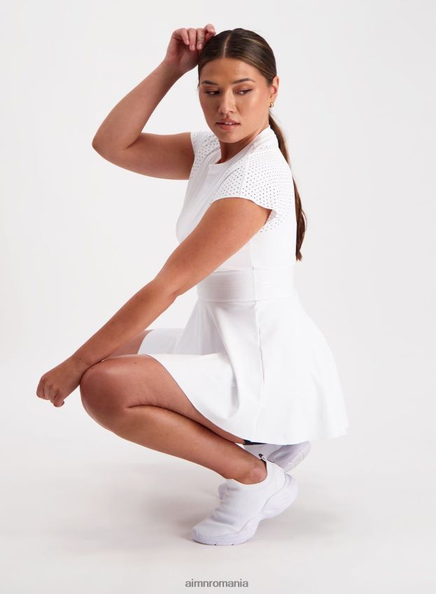 îmbrăcăminte AIM'N top peplum tenis alb femei F22RH4452