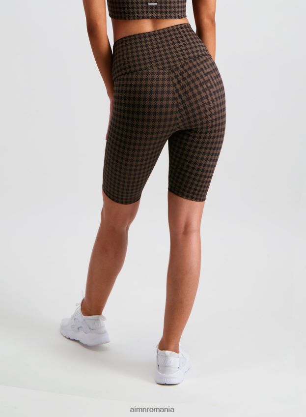 îmbrăcăminte AIM'N pantaloni scurți biker macchiato dogtooth femei F22RH4481