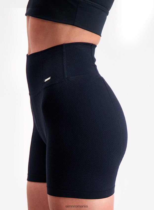 îmbrăcăminte AIM'N pantaloni scurți biker midi de lux bleumarin fără cusături femei F22RH4536