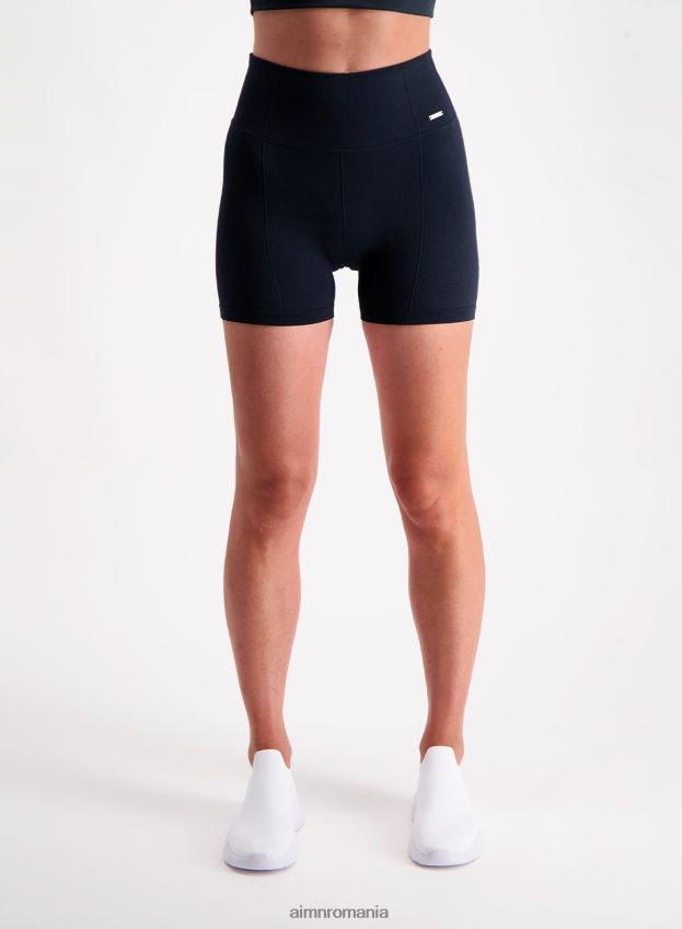 îmbrăcăminte AIM'N pantaloni scurți biker midi de lux bleumarin fără cusături femei F22RH4536