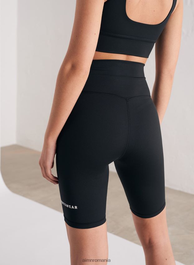 îmbrăcăminte AIM'N pantaloni scurți biker sport negri femei F22RH4528