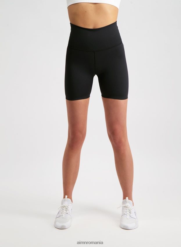 îmbrăcăminte AIM'N pantaloni scurți midi negri femei F22RH4505