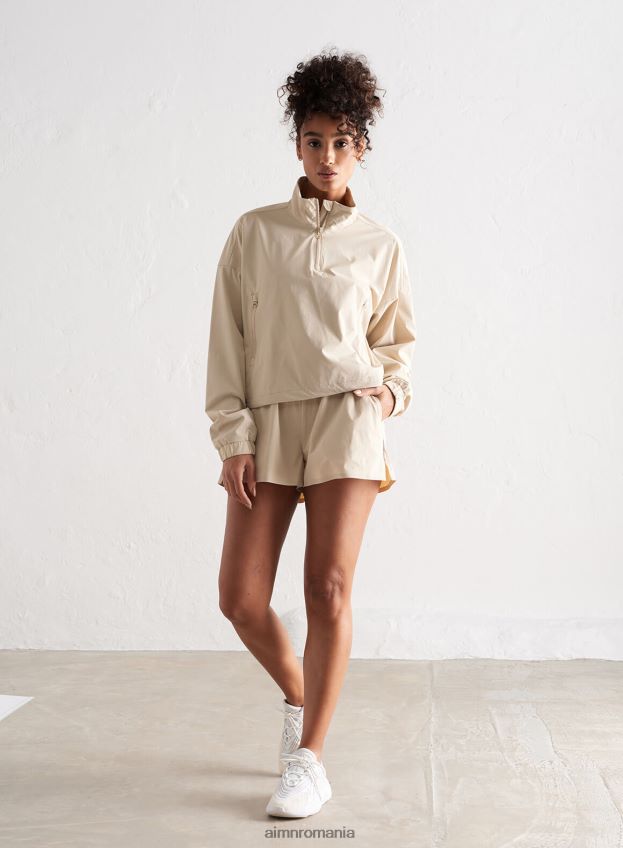 îmbrăcăminte AIM'N pantaloni scurti cafe au lait windbreaker femei F22RH4470
