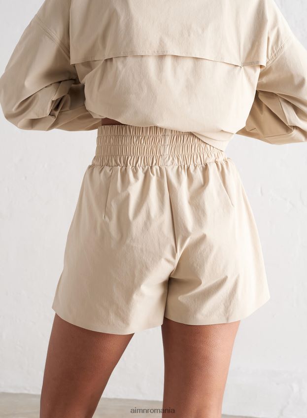 îmbrăcăminte AIM'N pantaloni scurti cafe au lait windbreaker femei F22RH4470
