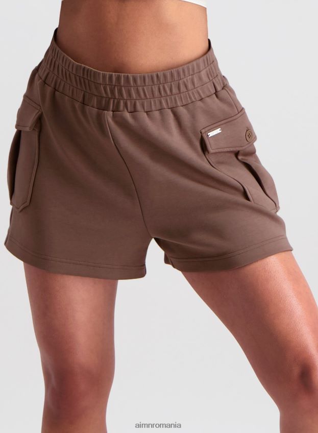 îmbrăcăminte AIM'N pantaloni scurti cargo comozi macchiato femei F22RH4576