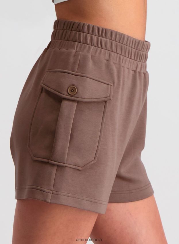 îmbrăcăminte AIM'N pantaloni scurti cargo comozi macchiato femei F22RH4576