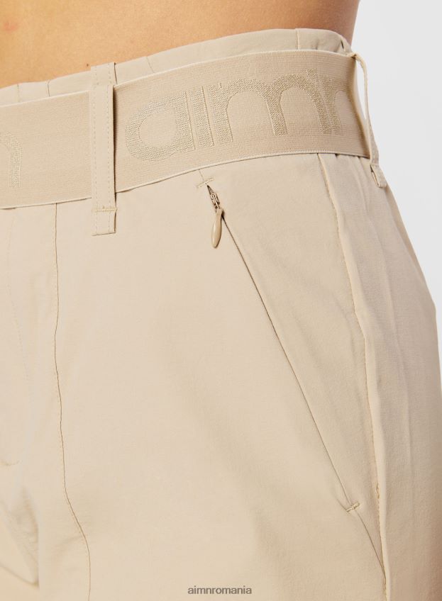 îmbrăcăminte AIM'N pantaloni cargo bej femei F22RH4708