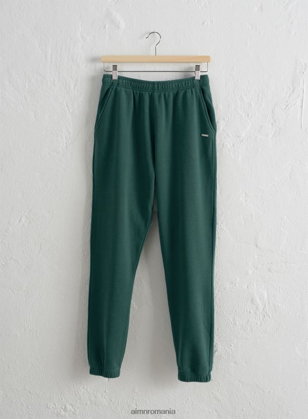 îmbrăcăminte AIM'N pantaloni de trening clasici verde pin femei F22RH4669