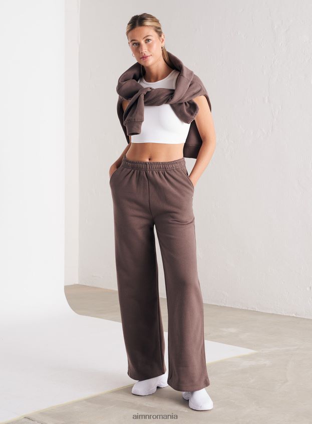îmbrăcăminte AIM'N pantaloni de trening drepti macchiato femei F22RH4668