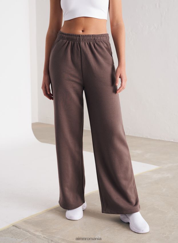 îmbrăcăminte AIM'N pantaloni de trening drepti macchiato femei F22RH4668