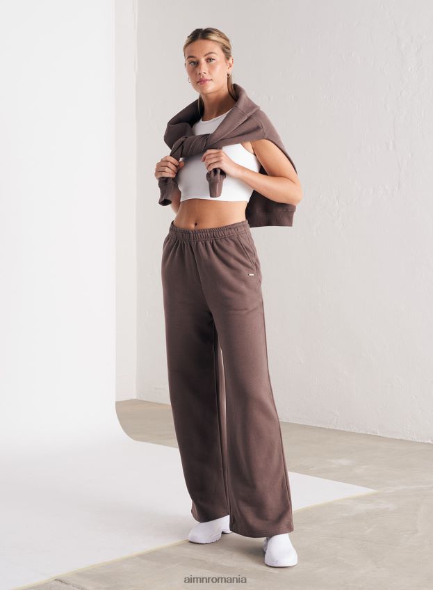 îmbrăcăminte AIM'N pantaloni de trening drepti macchiato femei F22RH4668