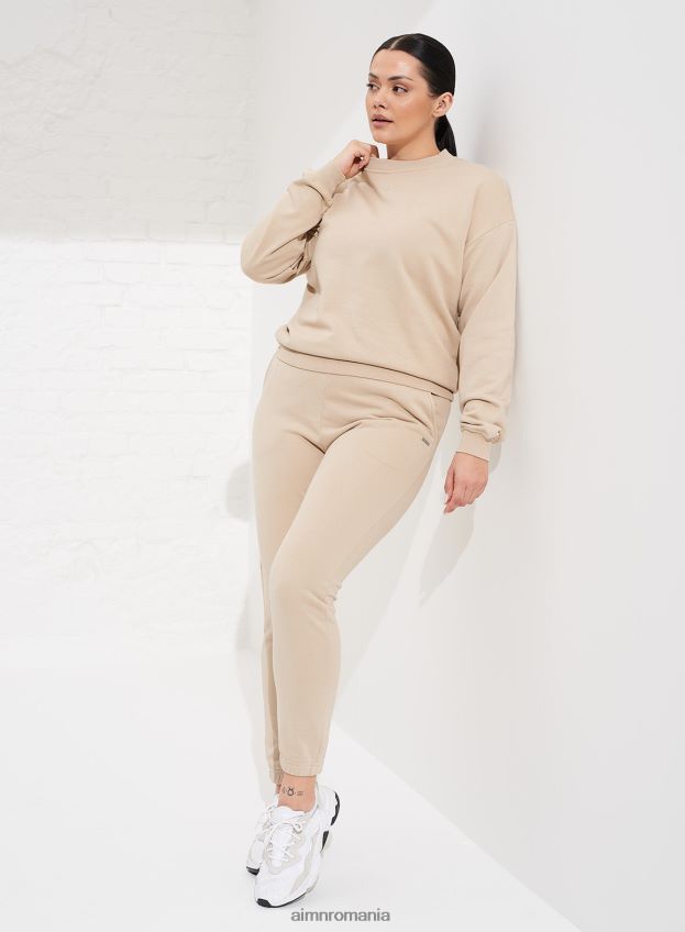 îmbrăcăminte AIM'N pantaloni de trening spălați cu nisip femei F22RH4683