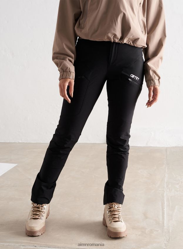 îmbrăcăminte AIM'N pantaloni negri de exterior femei F22RH4706
