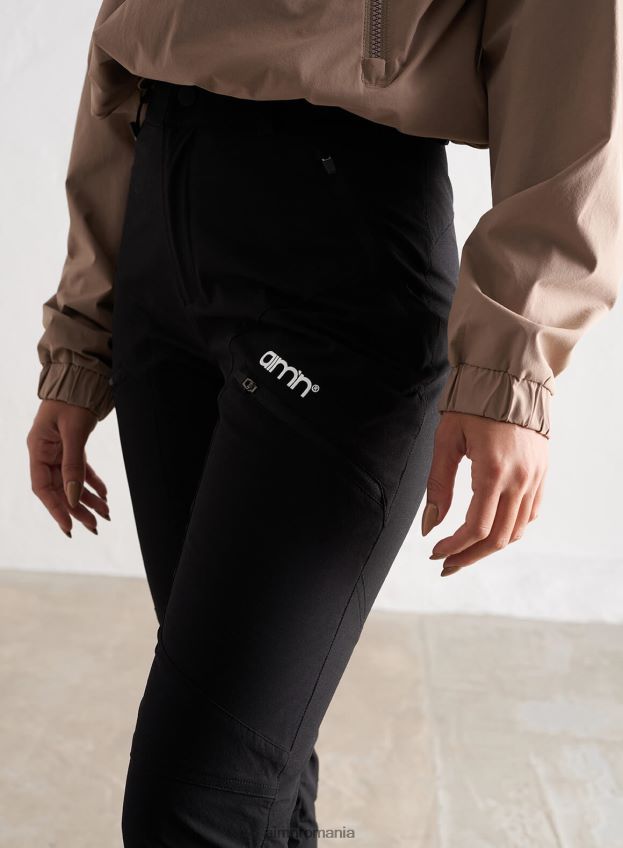 îmbrăcăminte AIM'N pantaloni negri de exterior femei F22RH4706