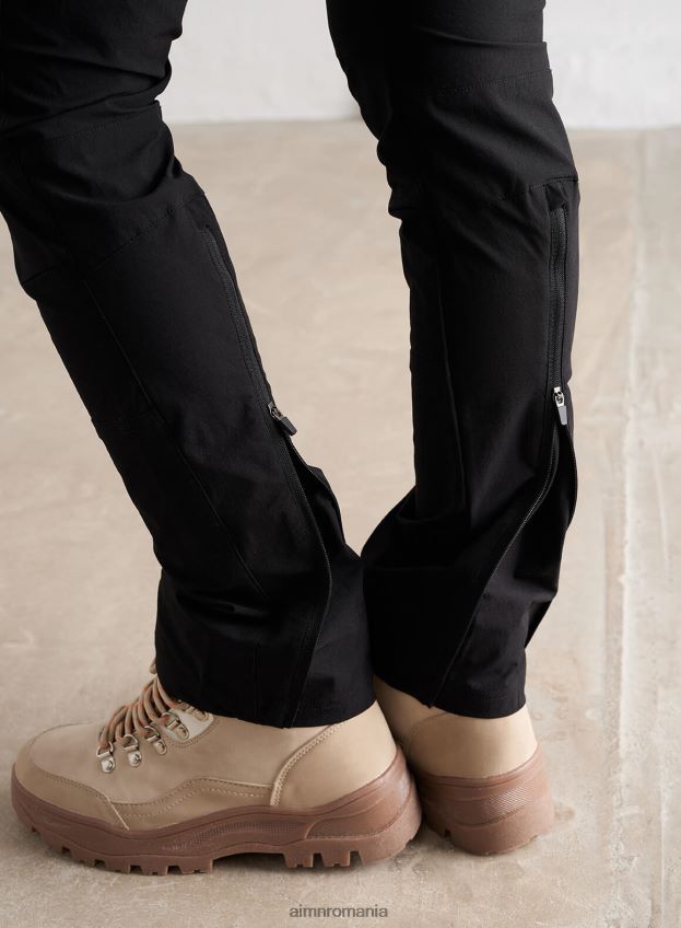 îmbrăcăminte AIM'N pantaloni negri de exterior femei F22RH4706