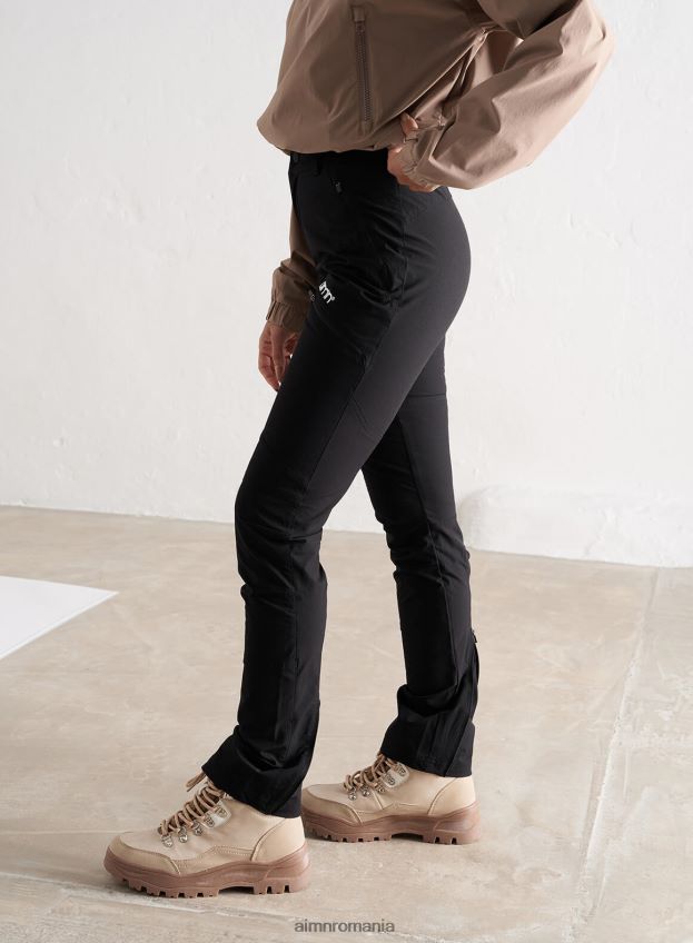îmbrăcăminte AIM'N pantaloni negri de exterior femei F22RH4706