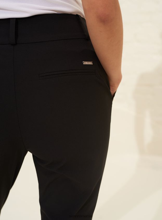îmbrăcăminte AIM'N pantaloni negri tech femei F22RH4705