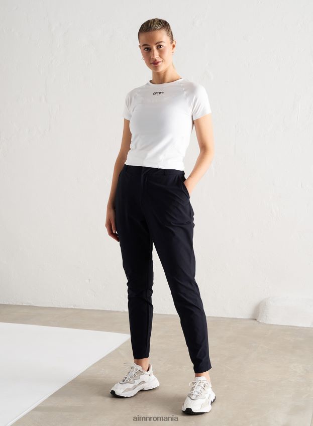 îmbrăcăminte AIM'N pantaloni tech bleumarin femei F22RH4707