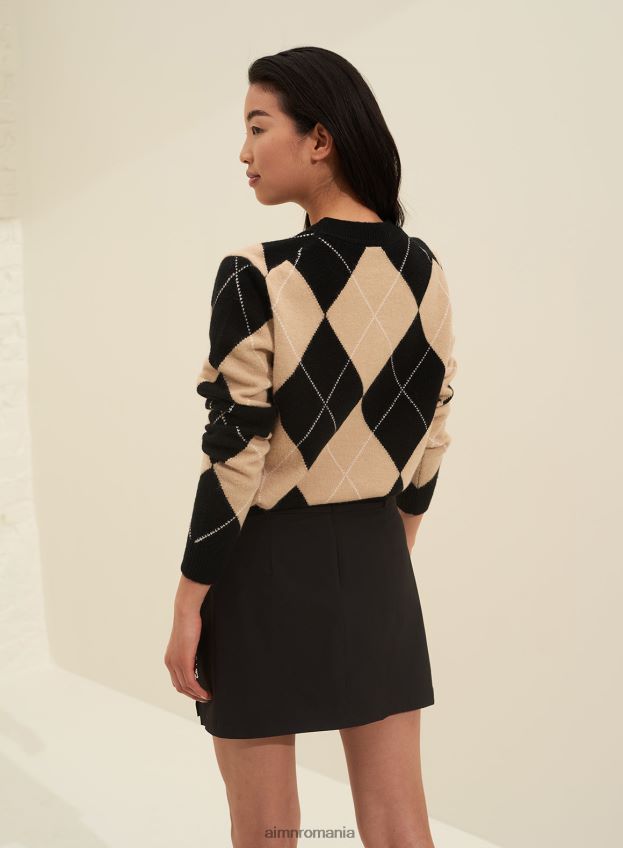 îmbrăcăminte AIM'N pulover din tricot argile femei F22RH4448