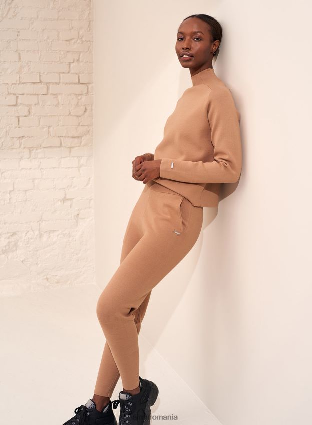 îmbrăcăminte AIM'N pulover din tricot perfect camel femei F22RH4428