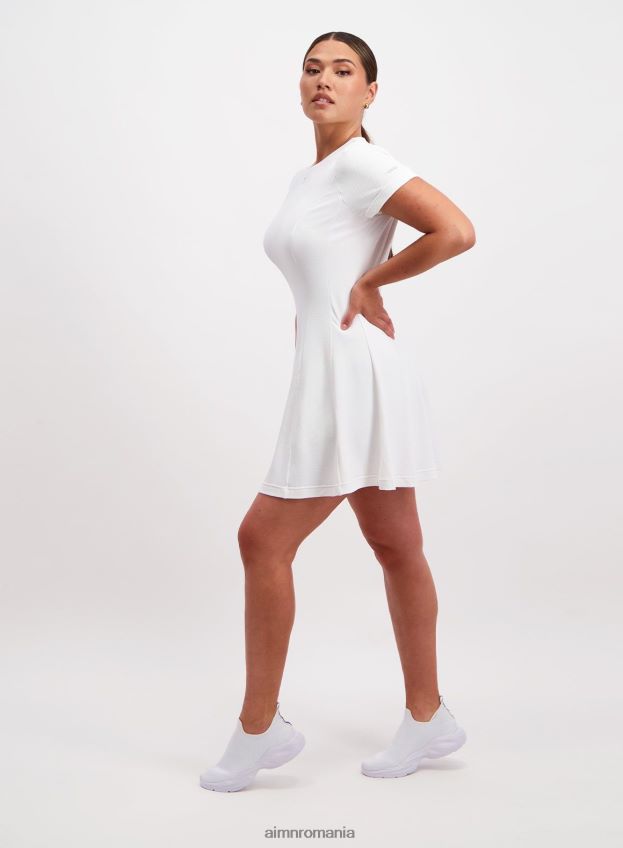 îmbrăcăminte AIM'N rochie albă de tenis de lux femei F22RH4608