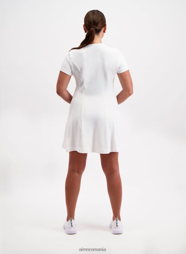 îmbrăcăminte AIM'N rochie albă de tenis de lux femei F22RH4608