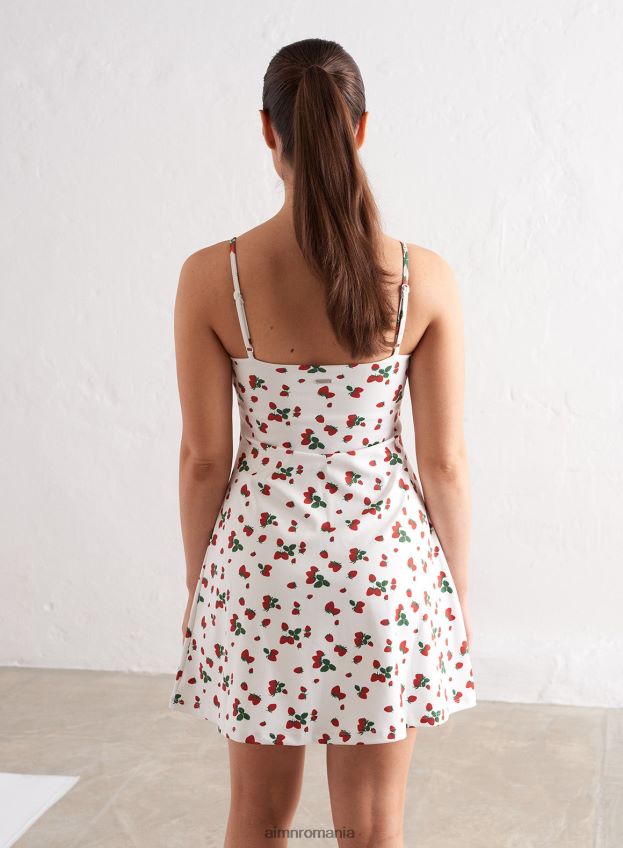îmbrăcăminte AIM'N rochie cu bretele moale berry femei F22RH4594