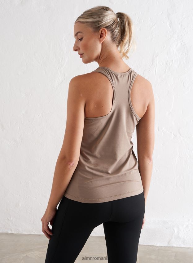 îmbrăcăminte AIM'N Rezervor de bază espresso soft racerback femei F22RH4350