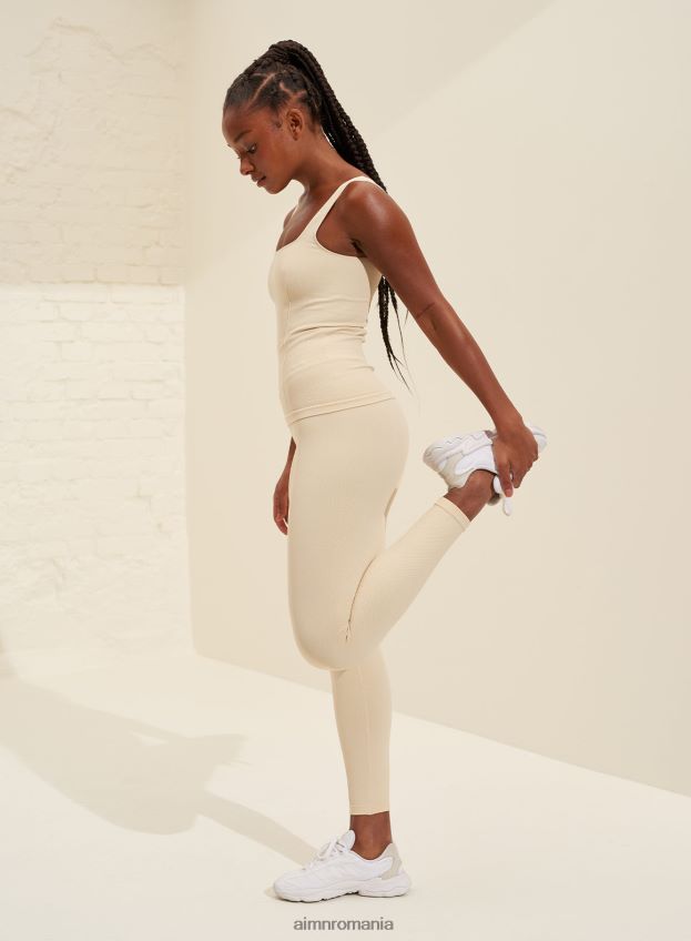îmbrăcăminte AIM'N oat white luxe mailet fără cusături femei F22RH4328