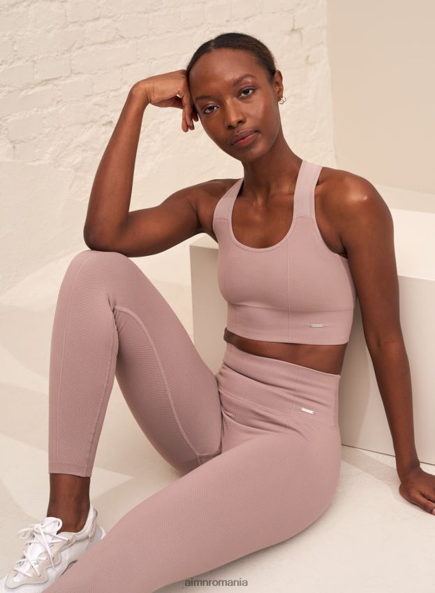 îmbrăcăminte AIM'N dusty violet luxe fără cusături sutien tank cu susținere înaltă femei F22RH4225